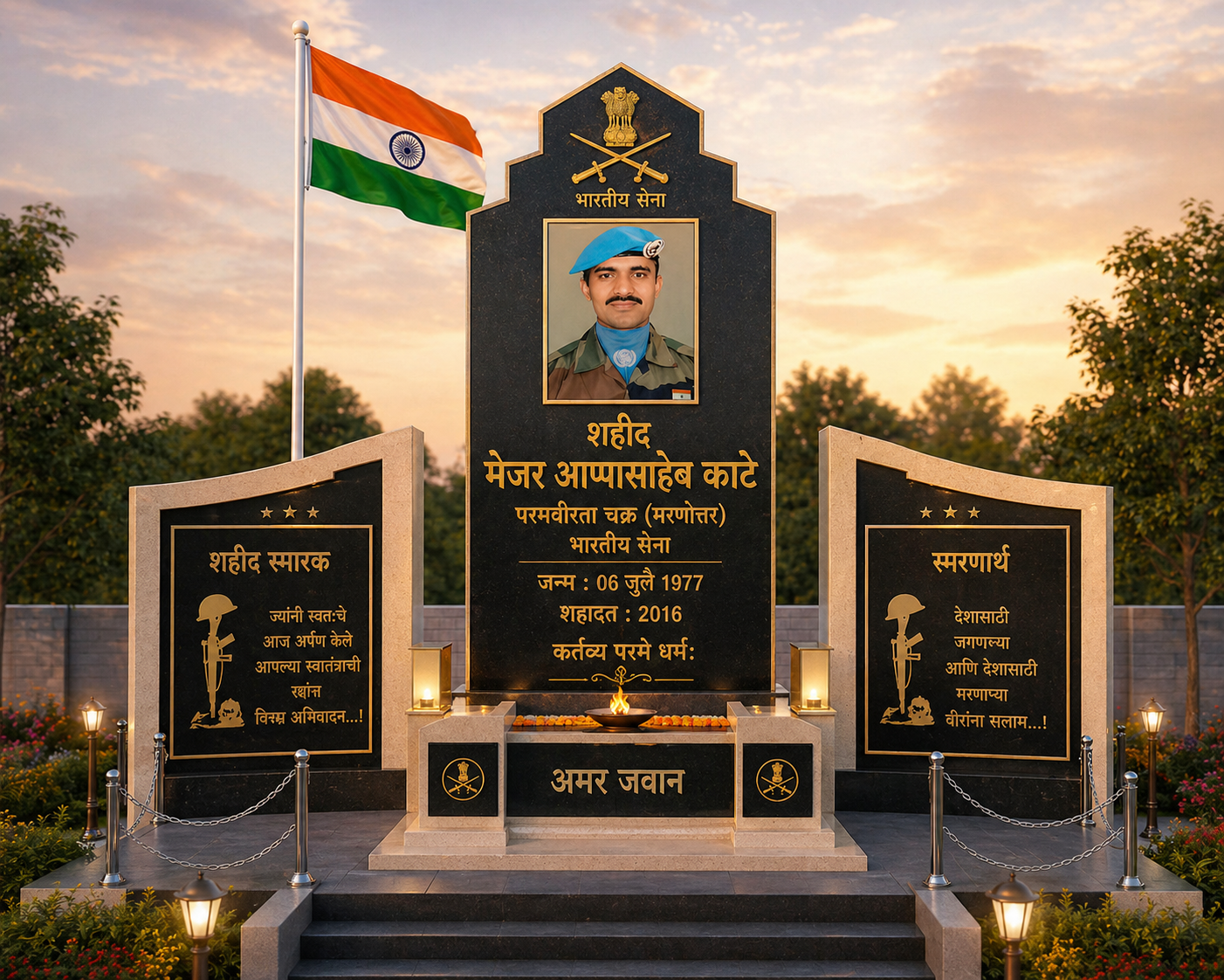 स्मारक भूमिपूजन वृत्त
